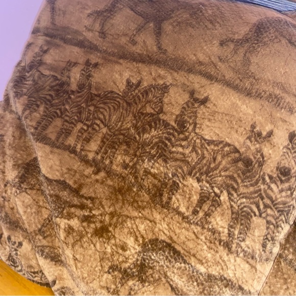 SOLD Cheetah Zebra Leopard Decorative Throw PILLOWs Vintage African Safari - Picture 3 of 7